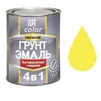 Грунт-эмаль по ржавчине ВИТ color (желтая 1,8 кг  "ЦАРИЦЫНСКИЕ КРАСКИ")