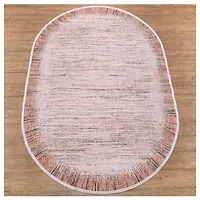 Ковер Flat 2,0*2,9 овал - B717D_P_BEIGE/P_D_ BEIGE