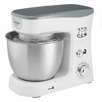Миксер планетарный DELTA LUX DE-7900P белый с серым, 1000Вт., чаша из нерж. стали - 3,5л