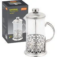 Кофе-пресс/чайник заварочный серия Rombo, объем 1000 мл, тм Mallony арт.005488