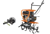 Мотоблок бензиновый Carver МТ-7106WT (7,0лс,бак 6л,усил.рама, 3/1,кенгурятник,фрезы,колеса ЭКСТРИМ)