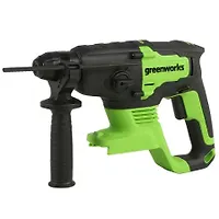Перфоратор аккумуляторный Greenworks GD24SDS2K4 24V, АКБ 4 А.ч и ЗУ (3803007UB)