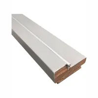 Коробочный брус Эко шпон 70*32*2070 с пазом под добор _телескоп с уплот Серый софт Леском