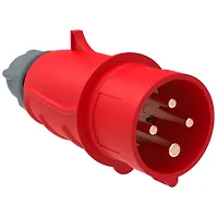 Вилка переносная ССИ-014 16А-6ч/380-415В 3P+PE IP44 IEK