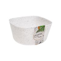 Салатник Granite Полимербыт 0,8л белый С39603
