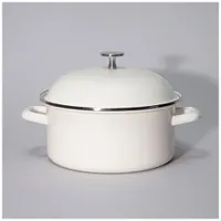 Кастрюля agness эмалированная с эмал.крышкой серия "Charm" 2.6 л, 22*10 см 934-595