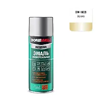 Эмаль универсальная "МЕТАЛЛИК УНИВЕРСАЛЬНЫЙ ЗОЛОТО" 0,52 мл "DONEWELL" DW-1028