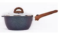 Ковш 2,2л со съемной ручкой, стекл. крышкой, АП линия "Granit Ultra" (original) "Kukmara"  кго0225а