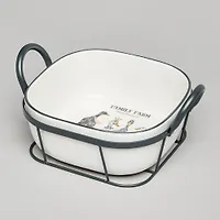 Форма на метал.подставке lefard "Family farm" 26,5*21*12,5 cm 263-1371
