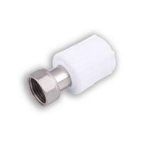 Муфта с накидной гайкой 25 х 3/4" (100/20) (Valfex) БЕЛАЯ