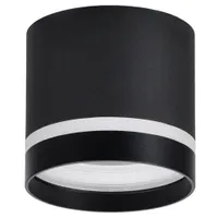 LIGHTING Светильник 4016 накладной потолочный под лампу GX53 черный Iek