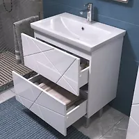 Тумба Vigo Geometry 700-0-2 белый (под умывальник Сомо-70)