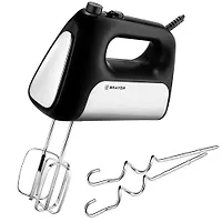Миксер Brayer 1303BR-BK, 500 Вт, корпус из нерж. стали, 5 режимов, 2 крюка, 2 венчика