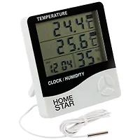 Термометр-гигрометр цифровой HOMESTAR HS-0109 с выносным датчиком арт.104304