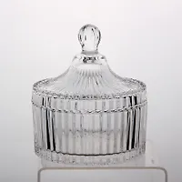 Ваза сервировочная с крышкой 10.5х12см 7023