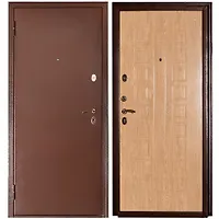 Дверь металлическая 60М (1020 5586) МДФ Ель карпатская 970 L