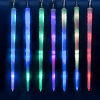 Занавес светодиодный ULD-Е3005-210/DTK RGB IP44 FROSTED ICICLE (210 светодиодов, 3х0,5м, RGB) 11126