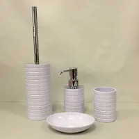 SWР-0680WH-D Мыльница "ТРЕНТО"  белый пластик  SWENSA