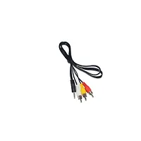 Шнур соединительный 3,5 мм TRRS - 3RCA, 1.0м (C-1793/1792S)