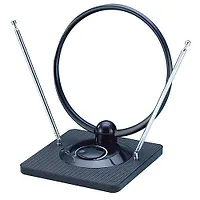 Антенна комнатная DVB-T2  и ДМВ+МВ активная Сигнал SAI 963 усы 1м кабель 3м