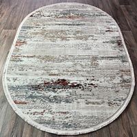 Ковер DECO (Турция) 2х3 овал 10132A SAMON-GREY