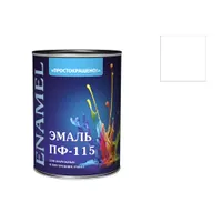 Эмаль Простокрашено ПФ-115 белая 0,8 кг