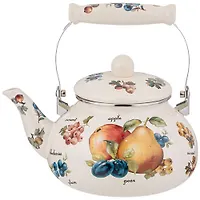 Чайник agness эмалированный серия "Фрукты" 2,5 л 934-426