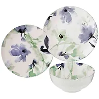 Набор обеденный "Aquarelle" на 4пер. 12пр. голубой 25,5см /20,5см /16см 410-100