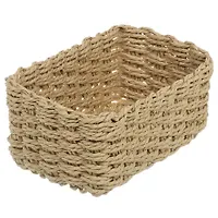 Корзина 21х15х10 см, прямоугольная, плетеная, B090097 (485730)