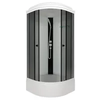 Душевая кабина Triton Грэй-Вайт 90*90 В (7 мест+сифон D50)