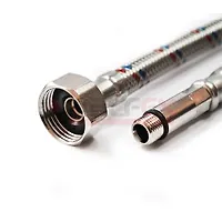 Гибкая подводка для смесителей VALFEX нерж.сталь М10*18-1/2" 60 см