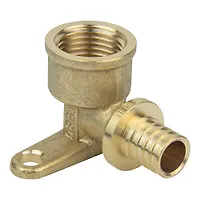 Угольник с креплением TEBO ВН 16х1/2" аксиал (10/80)
