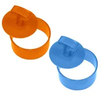 Кулинарная форма "Круг" с крышкой-прессом, d9,5см, h=4,5см 3цв. NEW, 8.35 (МультиДом)