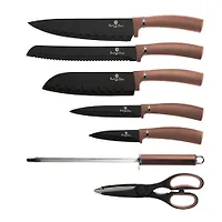 Rosegold Line Набор ножей на подставке 8 пр. арт.BH-2561