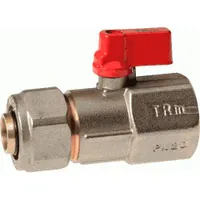 КРАН ПОД МЕТАЛЛОПЛАСТИКОВУЮ ТРУБУ 3/4"*20 ГАЙКА/ЦАНГА TRM 30234