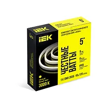 Комплект светодиодной подсветки "Неон" (лента LED 5м LSR5-2835WW120-8-IP65-220В + драйвер) IEK