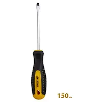 Отвертка Ultima, SL5,0 х 150мм, CrV, 2-х компонентная рукоятка "anti slip" арт.124014