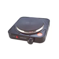 Плитка электрическая Centek CT-1506 < Black> 1конф ЧУГУН 155мм, 1000Вт, индикатор работы