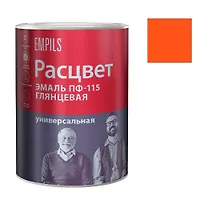 Эмаль "Расцвет" "Универсальная" оранжевая 0,9 кг. (7323)