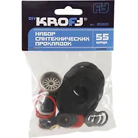 202001 Набор сантехнических продкладок KROFT 55шт