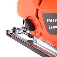 Лобзик PATRIOT LS 650, мощность 570 Вт, макс толщина дерева 65мм, 4 поз. маятниковый ход, регулировк