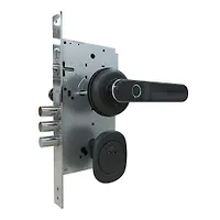 Электронный замок с ручкой MORGAN Secret Semi-Automatic,черный,правый