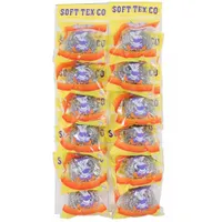 Мочалка для посуды АкваМаг из оцинк стали, спира по 12 шт на листе SOFT TEX 12/12/720 СП-001р
