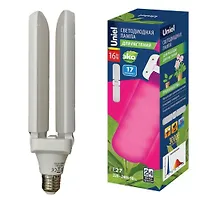 Лампа светодиодная для растений. Форма "P" LED-P65-16W/SPSB/E27/FR/P2 PLP32WH (UL-00007406)