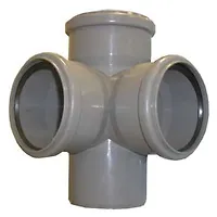 Крестовина двухплоскостная 110 х 110 х 50/90 правая Политэк