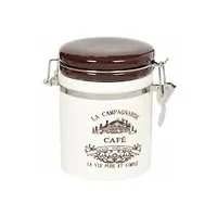 Банка для сыпучих продуктов, доломит, 0.35 л, с крышкой, Daniks, Кафе, HC8700D-N2 (296405)