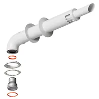 Комплект коаксиальный KRATS KTL-02N-075-S 60/100-1000мм (Navien DELUXE 75/100 (адаптер 60/75)