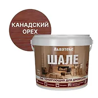 Акватекс ШАЛЕ лак тонирующий для древесины 0,9 кг (канадский орех) (20686)