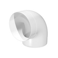 Колено круглое пластик 90 град., D100 (10ККП)