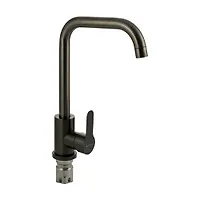 Смеситель кухонный, из нержавеющей стали марки 304, ГРАФИТОВЫЙ 9302 MAGNUS